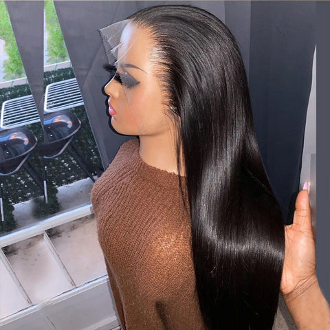 30 Inch Lace Front  Brazilian Hair Wig