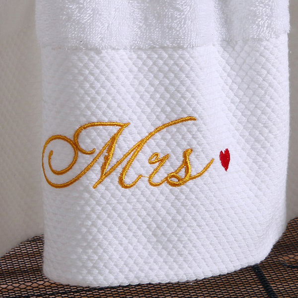 5 Star Luxury Embroidery 100% Cotton Bathroom  Towels 3pcs. Set