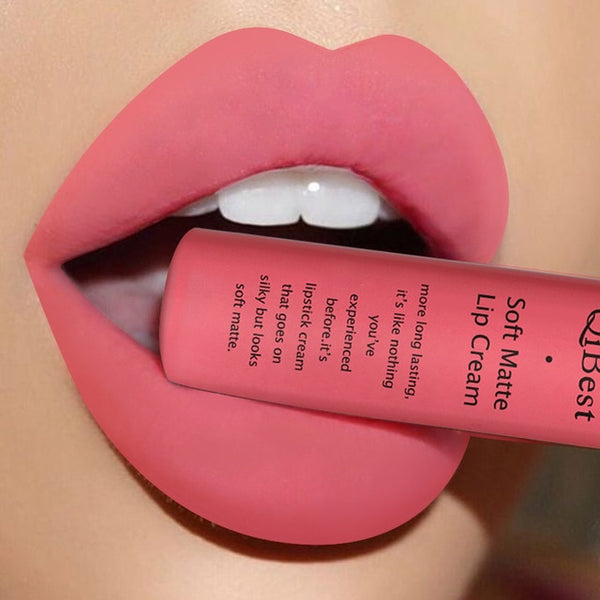 Qibest  Waterproof Long Lasting Matte Lipstick