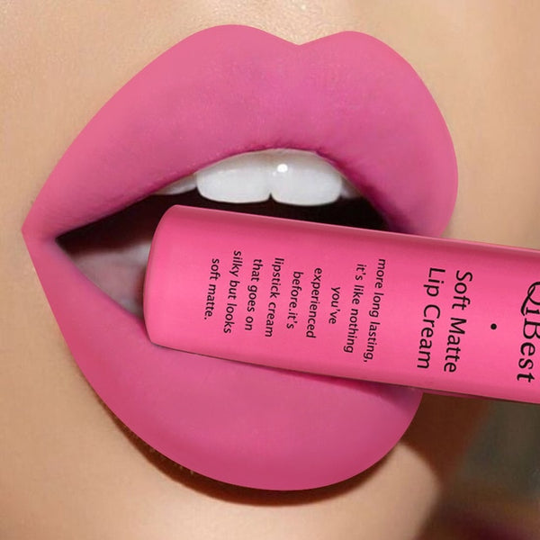 Qibest  Waterproof Long Lasting Matte Lipstick