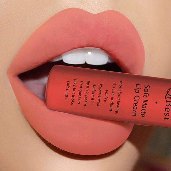 Qibest  Waterproof Long Lasting Matte Lipstick