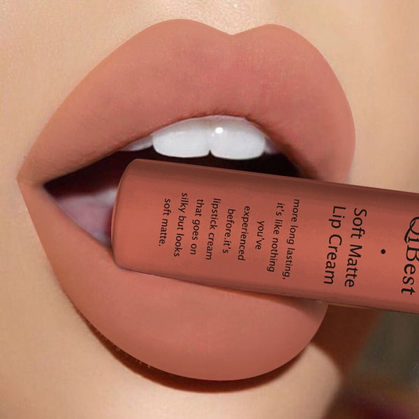 Qibest  Waterproof Long Lasting Matte Lipstick