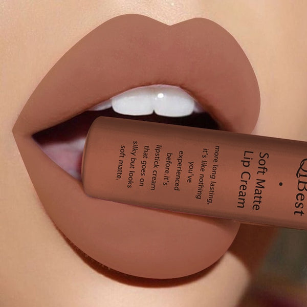 Qibest  Waterproof Long Lasting Matte Lipstick
