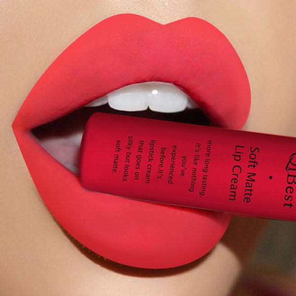 Qibest  Waterproof Long Lasting Matte Lipstick