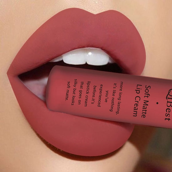 Qibest  Waterproof Long Lasting Matte Lipstick