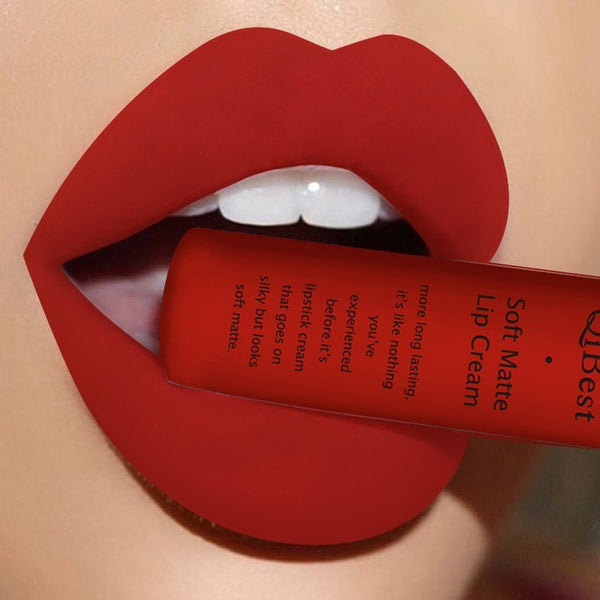 Qibest  Waterproof Long Lasting Matte Lipstick
