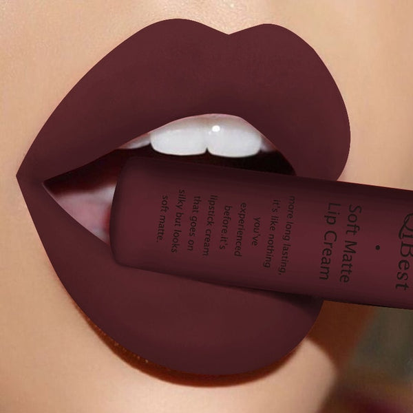 Qibest  Waterproof Long Lasting Matte Lipstick