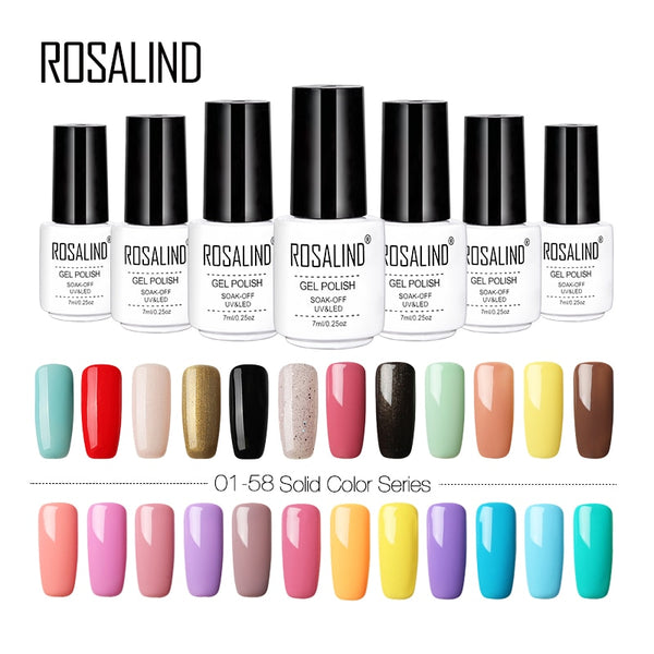 Rosalind 7ml Pure colors Gel nail polish