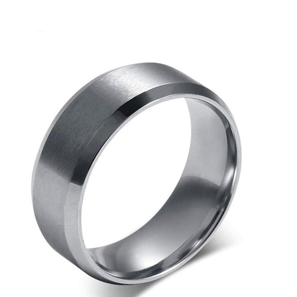 Stainless Steel Ring Titanium Silver Black Gold