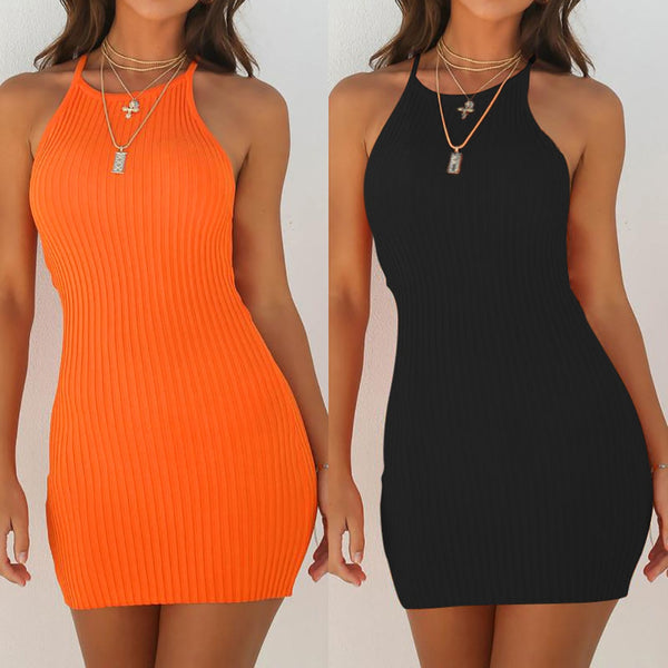 Women's  Sleeveless  Mini Dress