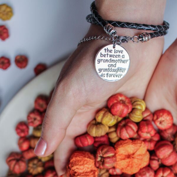 The Love Between A Grandmother and Granddaughter is Forever   Bracelet