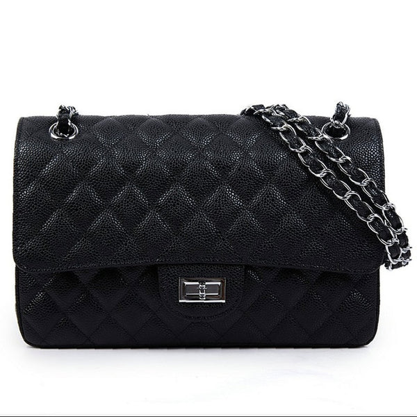 Classic Flap Genuine Cow Leather Bag