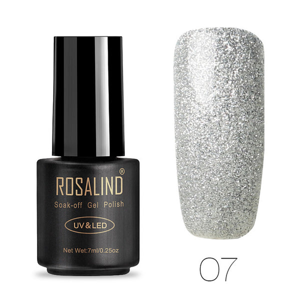 ROSALIND 7ML Gel Nail Polish Pure Color 31-58  Nail Gel Polish UV LED Semi Permanent