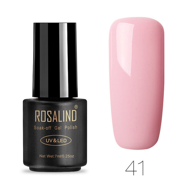 ROSALIND 7ML Gel Nail Polish Pure Color 31-58  Nail Gel Polish UV LED Semi Permanent