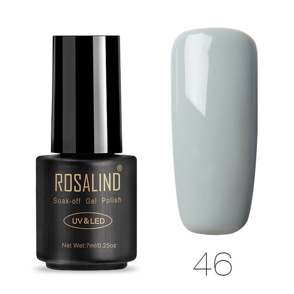 ROSALIND 7ML Gel Nail Polish Pure Color 31-58  Nail Gel Polish UV LED Semi Permanent