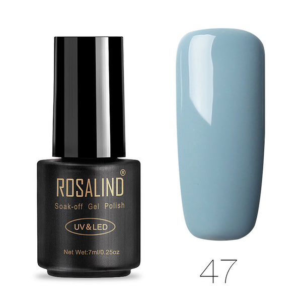 ROSALIND 7ML Gel Nail Polish Pure Color 31-58  Nail Gel Polish UV LED Semi Permanent
