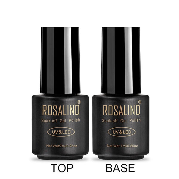 ROSALIND 7ML Gel Nail Polish Pure Color 31-58  Nail Gel Polish UV LED Semi Permanent
