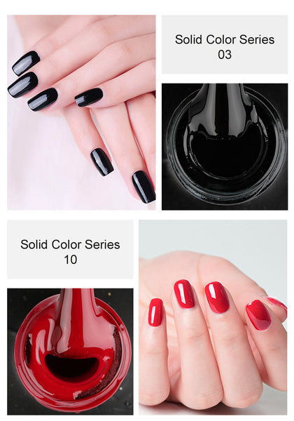 ROSALIND 7ML Gel Nail Polish Pure Color 31-58  Nail Gel Polish UV LED Semi Permanent