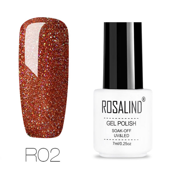 ROSALIND gel nail polish 7ML White Bottle uv led Top Coat Nail Gel