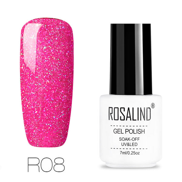 ROSALIND gel nail polish 7ML White Bottle uv led Top Coat Nail Gel