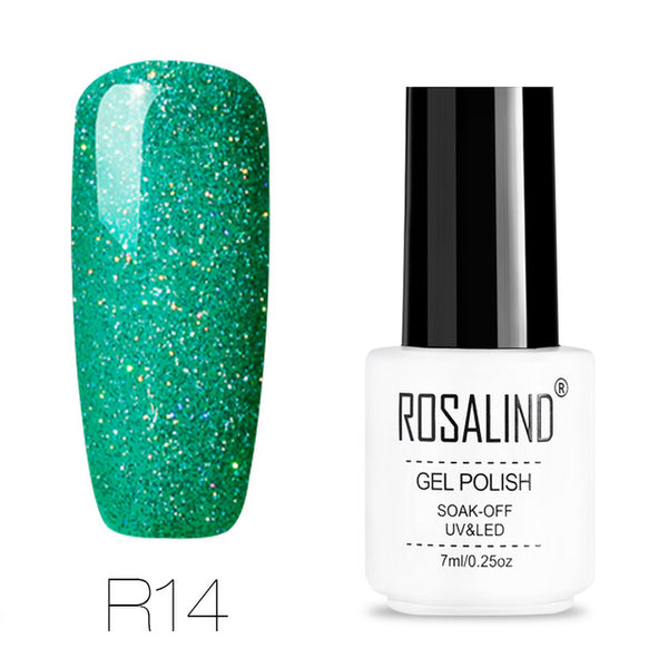 ROSALIND gel nail polish 7ML White Bottle uv led Top Coat Nail Gel