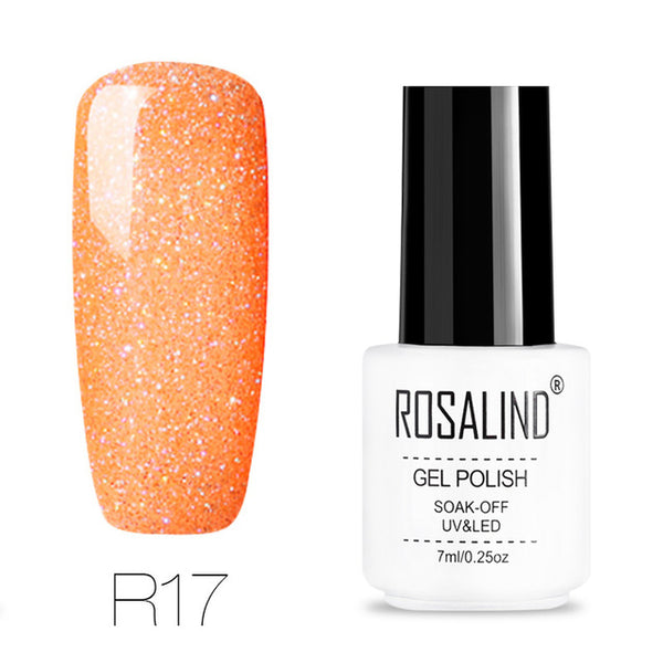 ROSALIND gel nail polish 7ML White Bottle uv led Top Coat Nail Gel