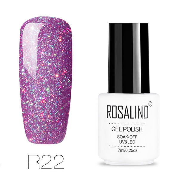 ROSALIND gel nail polish 7ML White Bottle uv led Top Coat Nail Gel