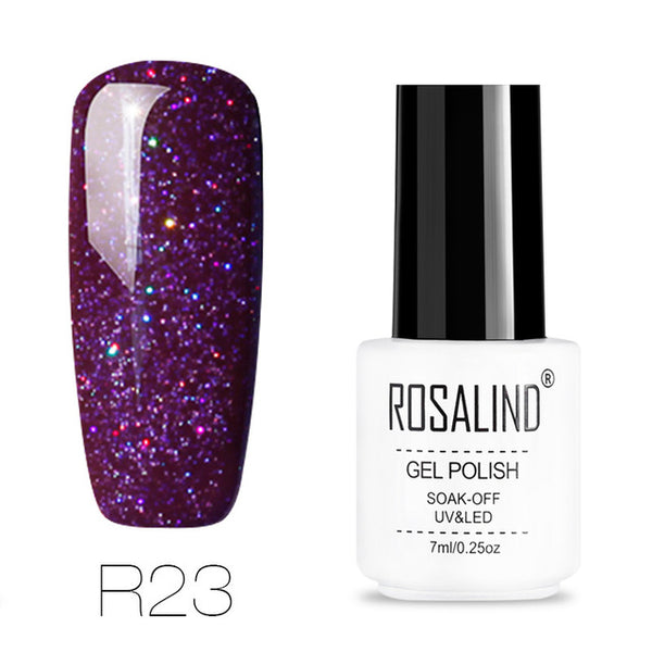 ROSALIND gel nail polish 7ML White Bottle uv led Top Coat Nail Gel