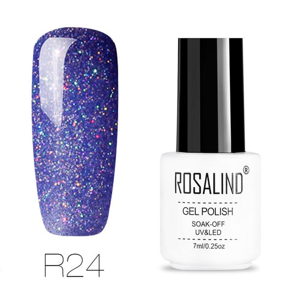 ROSALIND gel nail polish 7ML White Bottle uv led Top Coat Nail Gel