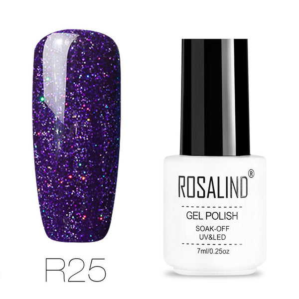 ROSALIND gel nail polish 7ML White Bottle uv led Top Coat Nail Gel