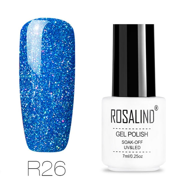 ROSALIND gel nail polish 7ML White Bottle uv led Top Coat Nail Gel