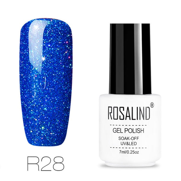 ROSALIND gel nail polish 7ML White Bottle uv led Top Coat Nail Gel
