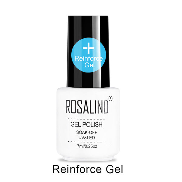 ROSALIND gel nail polish 7ML White Bottle uv led Top Coat Nail Gel