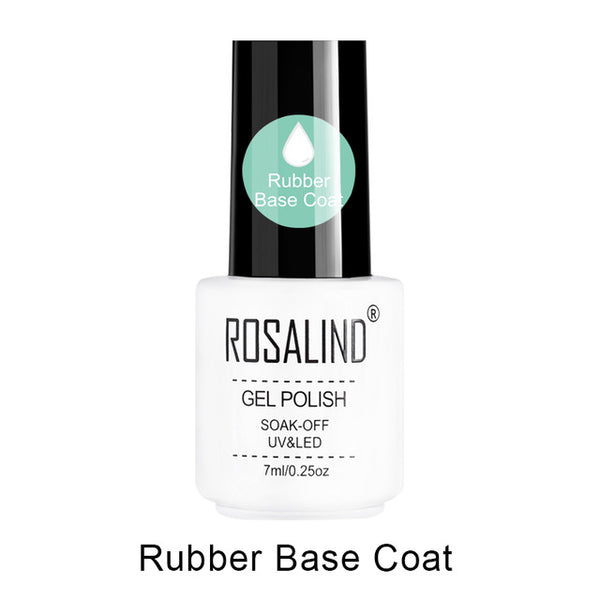 ROSALIND gel nail polish 7ML White Bottle uv led Top Coat Nail Gel