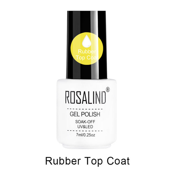ROSALIND gel nail polish 7ML White Bottle uv led Top Coat Nail Gel