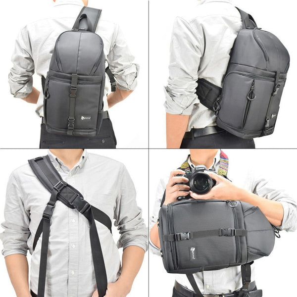 Photo Camera Bag     Waterproof w/ Rain Cover