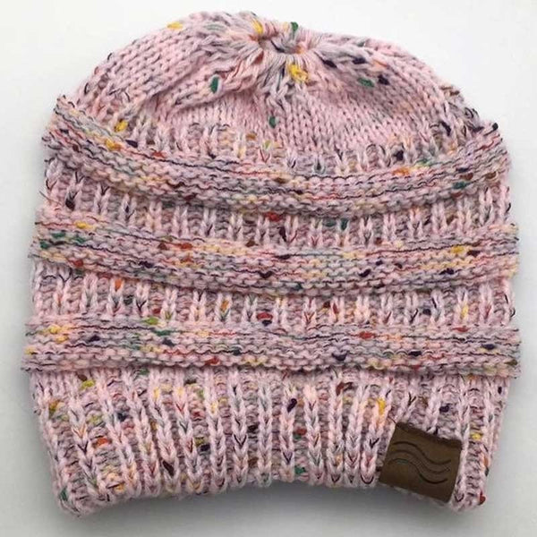 Ponytail  Female Knitted Stylish Hats